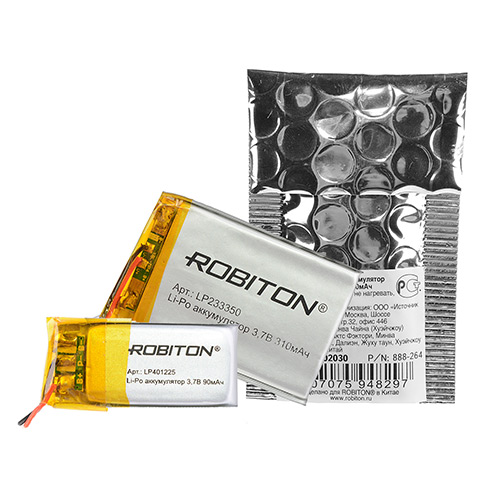 Литий- полимерные аккумуляторы от ROBITON